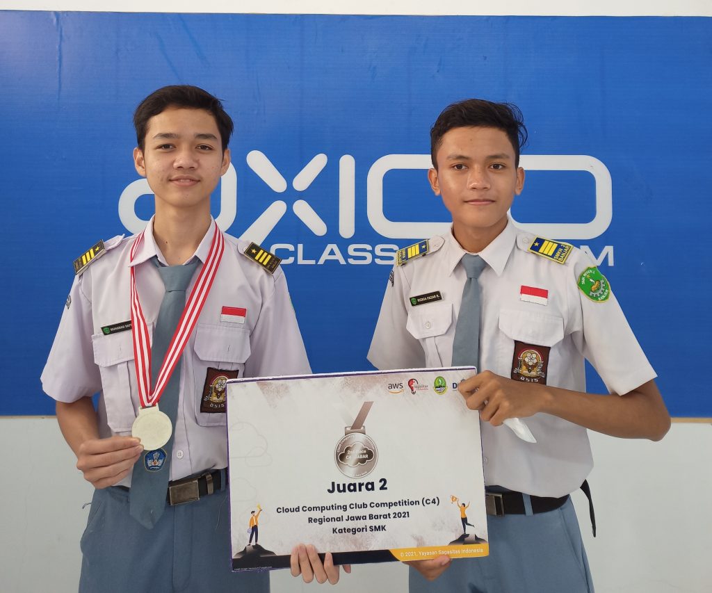 Juara 2 - Cloud Computing Club Competition (C4) Regional Jawa Barat - 2021