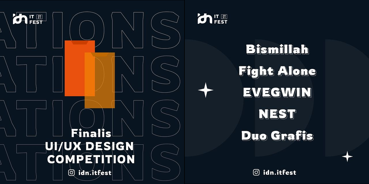 Finalis UI/UX Design Competition Tingkat Nasional 2021