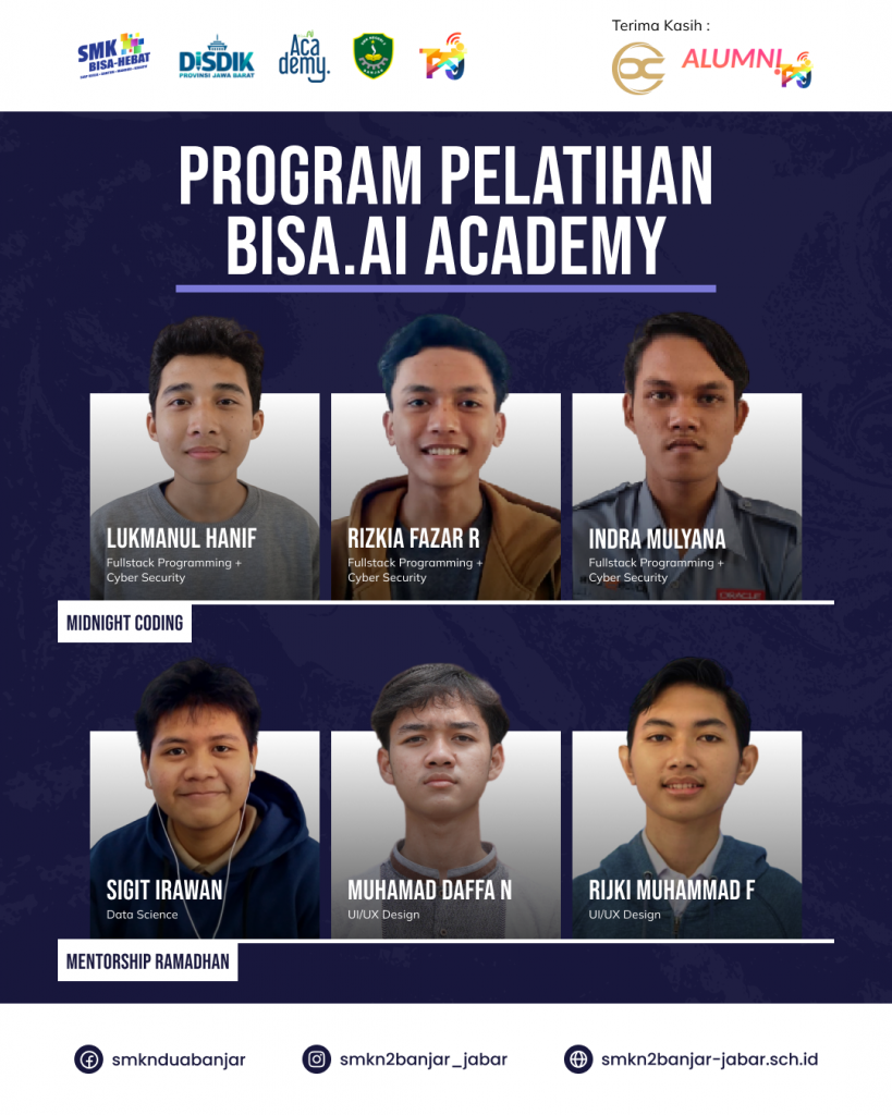 SMKN 2 Banjar Mengikuti Pelatihan BISA.AI Academy